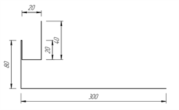 Околооконная планка 80*300 мм 10060 Околооконная планка 80*300 мм 10060