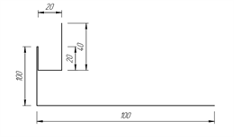 Околооконная планка 100*100 мм 10062 Околооконная планка 100*100 мм 10062