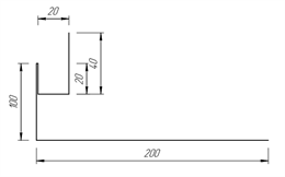Околооконная планка 100*200 мм 10064 Околооконная планка 100*200 мм 10064