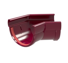 Угол желоба 135 гр. Дизайн 135 ПВХ Grand Line Бордо (RAL 3005) 10175 Угол желоба 135 гр. Дизайн 135 ПВХ Grand Line Бордо (RAL 3005) 10175