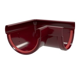 Угол желоба 90 гр. Дизайн 135 ПВХ Grand Line Бордо (RAL 3005) 10181 Угол желоба 90 гр. Дизайн 135 ПВХ Grand Line Бордо (RAL 3005) 10181