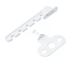 Ограничитель открывания окон (Гребёнка) Металл Белая Ограничитель открывания окон (Гребёнка) Металл Белая