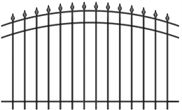 Забор кованый МЗК-26 (1500*2450) Забор кованый МЗК-26 (1500*2450)