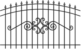 Забор кованый МЗК-32 (1500*2460) Забор кованый МЗК-32 (1500*2460)