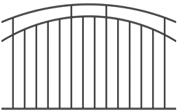 Забор кованый МЗК-16 (1500*2460) Забор кованый МЗК-16 (1500*2460)