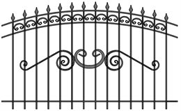 Забор кованый МЗК-30 (1500*2460) Забор кованый МЗК-30 (1500*2460)