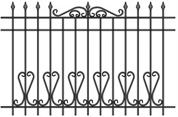 Забор кованый МЗК-2 (1500*2295) Забор кованый МЗК-2 (1500*2295)