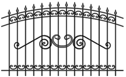 Забор кованый МЗК-31 (1500*2460) Забор кованый МЗК-31 (1500*2460)