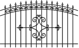 Забор кованый МЗК-24 (1500*2460) Забор кованый МЗК-24 (1500*2460)