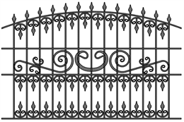 Забор кованый МЗК-20 (1500*2295) Забор кованый МЗК-20 (1500*2295)