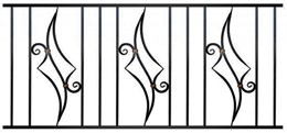 Ограждение металлическое ОГР-15 (1000*2295 мм) Ограждение металлическое ОГР-15 (1000*2295 мм)