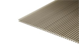 Сотовый поликарбонат Колибри 10*2100*6000 (1250 кг/кв,м) Бронзовый Сотовый поликарбонат Колибри 10*2100*6000 (1250 кг/кв,м) Бронзовый