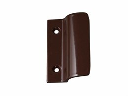 Ручка на балконную дверь алюминиевая Коричневая Ручка на балконную дверь алюминиевая Коричневая