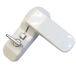 Оконный замок универсальный блокирующий (лапка) Оконный замок универсальный блокирующий (лапка)