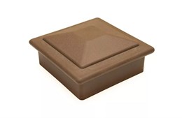 Крышка столба ПВХ DECKART 100*100 мм Шоколад Крышка столба ПВХ DECKART 100*100 мм Шоколад