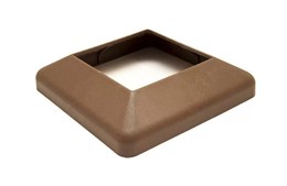 Юбка столба ПВХ DECKART 125*125 мм Шоколад Юбка столба ПВХ DECKART 125*125 мм Шоколад