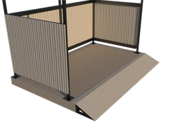 Трап для площадки ТБО (2,95*0,40*0,17 м), метал 12215