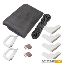 Ремкомплект для сборки и ремонта москитной сетки №3 Белый Ремкомплект для сборки и ремонта москитной сетки №3 Белый