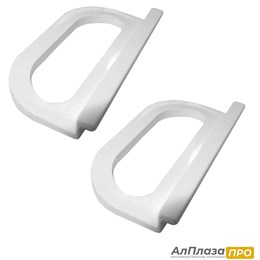 Ручка для МС, овальная, Белая, (уп-2 шт) Ручка для МС, овальная, Белая, (уп-2 шт)