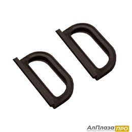 Ручка для МС, овальная, Коричневая, 2 шт. Ручка для МС, овальная, Коричневая, 2 шт.