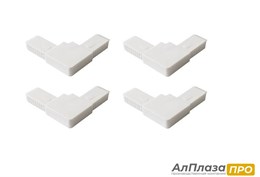 Уголок ABS Усиленный для профиля МС Белый (уп. 4 шт) Уголок ABS Усиленный для профиля МС Белый (уп. 4 шт)