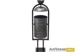 Урна уличная УСП-30, серый антик, 30 литров 9403