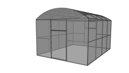 Теплица Фермер (Каркас) 8м 2006 Теплица Фермер (Каркас) 8м 2006