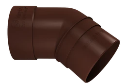 Колено трубы 45° VINYLON Кофе 2365