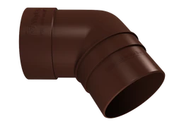 Колено трубы 67° VINYLON Кофе 2368