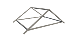 Козырек металлический К109 (Каркас) 2404 Козырек металлический К109 (Каркас) 2404