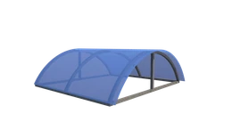 Козырек металлический К107 (Каркас) 2415