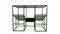 Развал фруктово-овощной 3000*2000*2000 с крышей 9273