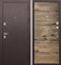 Дверь входная Толстяк Букле Шоколад Дуб пацифик 9699 Дверь входная Толстяк Букле Шоколад Дуб пацифик 9699