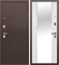 Дверь входная Тайга 7 см. Темный Медный Антик/Эмалит белый Зеркало (960 мм, Левая) 9860-960L Дверь входная Тайга 7 см. Темный Медный Антик/Эмалит белый Зеркало (960 мм, Левая) 9860-960L