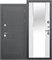 Дверь входная ISOTERMA Серебро Зеркало Фацет Эмалит белый (860 мм, Левая) 9649-860L - фото 37779 Дверь входная ISOTERMA Серебро Зеркало Фацет Эмалит белый (860 мм, Левая) 9649-860L - фото 37779