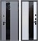 Дверь входная Luxor Termo 5 Light Серый/Эмалит Белый (960 мм, Левая) 10399-960L