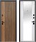 Дверь входная Luxor 2МДФ Рейка Зеркало Лесной Орех/Эмалит Белый (860 мм, Левая) 10390-860L Дверь входная Luxor 2МДФ Рейка Зеркало Лесной Орех/Эмалит Белый (860 мм, Левая) 10390-860L
