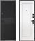 Дверь входная Luxor 2МДФ Карбон Черный Карбон/Эмалит Белый (860 мм, Левая) 10389-860L