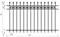 Забор кованый МЗК-43 (1500*2460) 3136 Забор кованый МЗК-43 (1500*2460) 3136