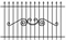 Забор кованый МЗК-47 (1500*2460) Забор кованый МЗК-47 (1500*2460)