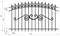 Забор кованый МЗК-30 (1500*2460) 3164 Забор кованый МЗК-30 (1500*2460) 3164
