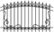 Забор кованый МЗК-6 (1500*2460) Забор кованый МЗК-6 (1500*2460)