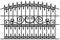 Забор кованый МЗК-20 (1500*2295) Забор кованый МЗК-20 (1500*2295)