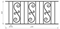 Ограждение металлическое ОГР-6 (1000*2295 мм) 3077 Ограждение металлическое ОГР-6 (1000*2295 мм) 3077