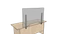 Защитный экран на кронштейнах (1000*600*4, Оргстекло) 2066